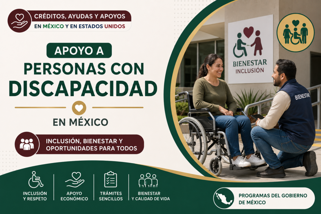Apoyo a personas con discapacidad en México