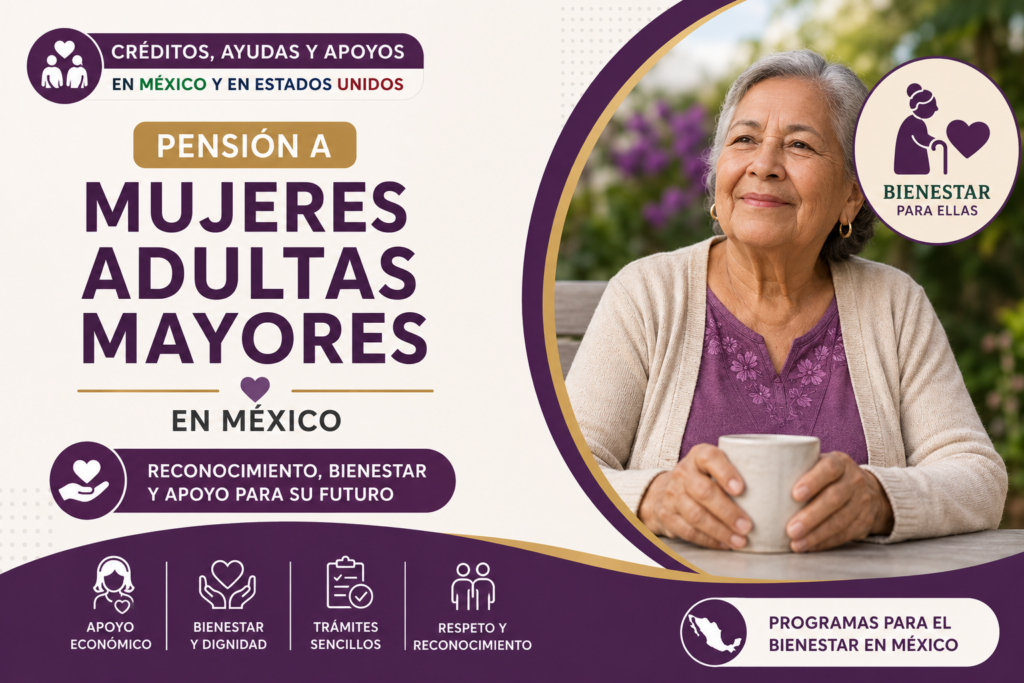 Pensión a Mujeres Adultas Mayores