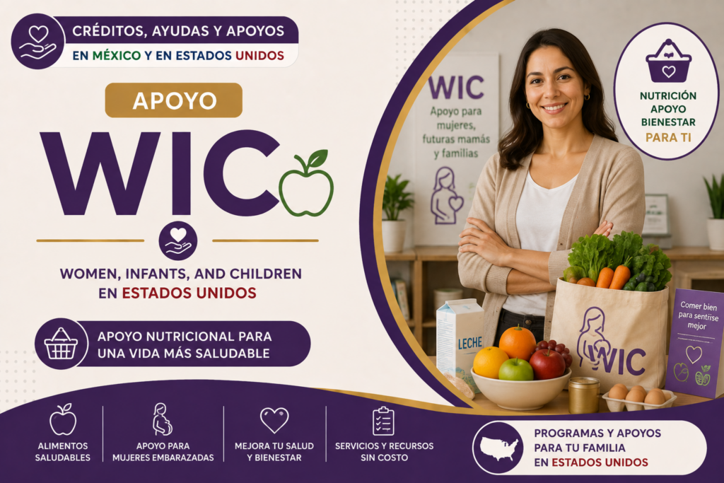 WIC, subsidio a la asistencia alimentaria para embarazadas y niños